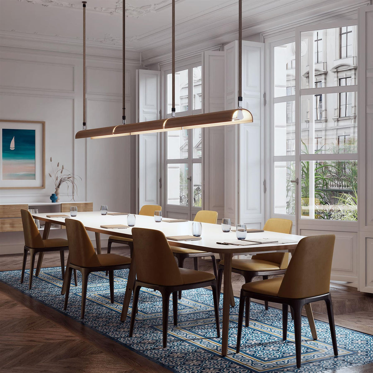 Bover Aluet S/100 Linear Pendant Light