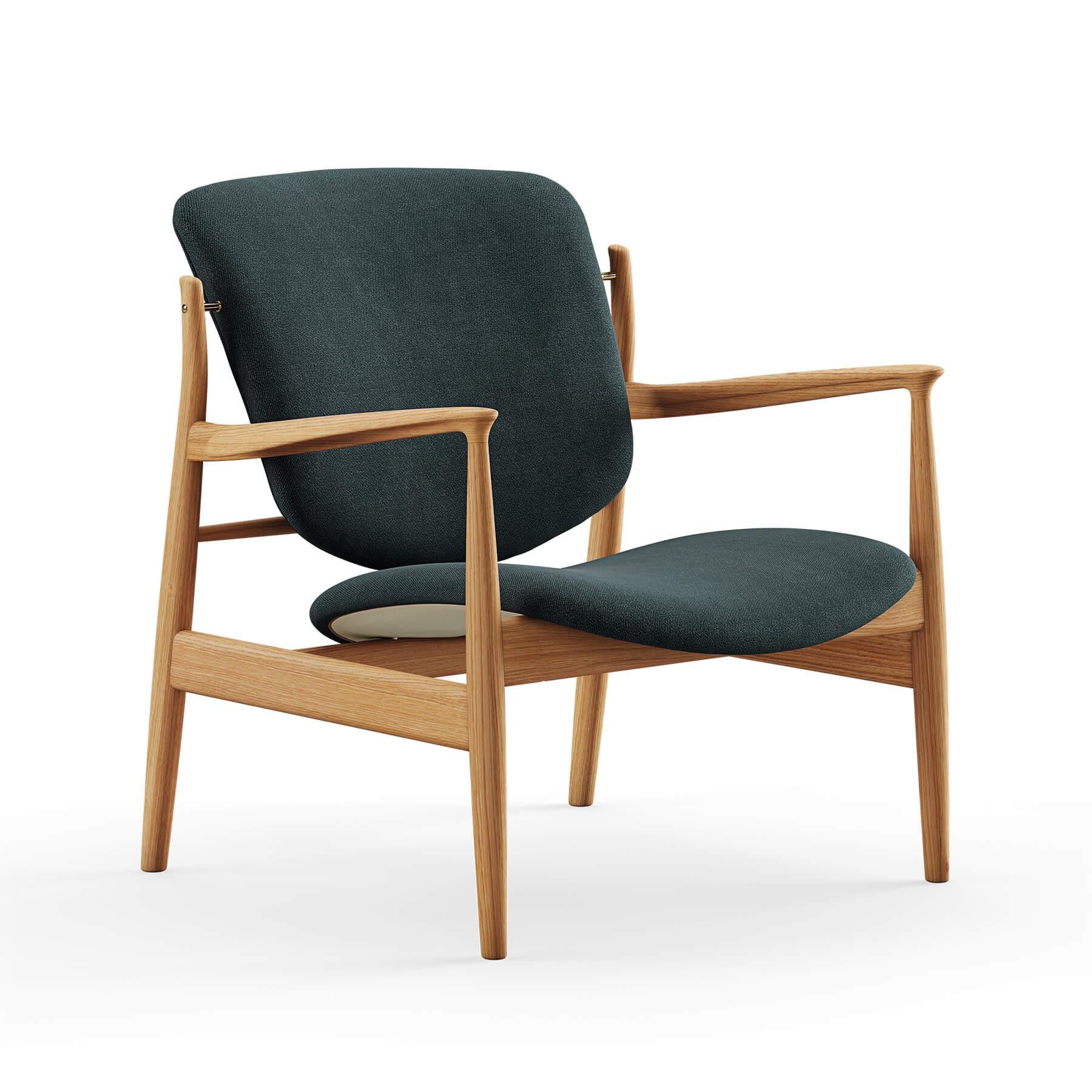 Finn Juhl The France Chair in Dark Oiled Oak