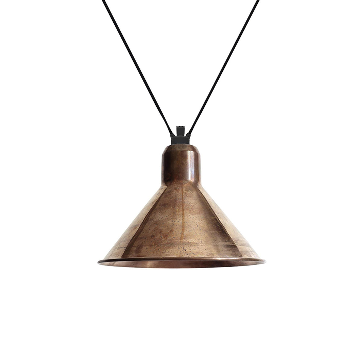 DCW Editions Les Acrobates De Gras Pendant 322 with Conical Shade