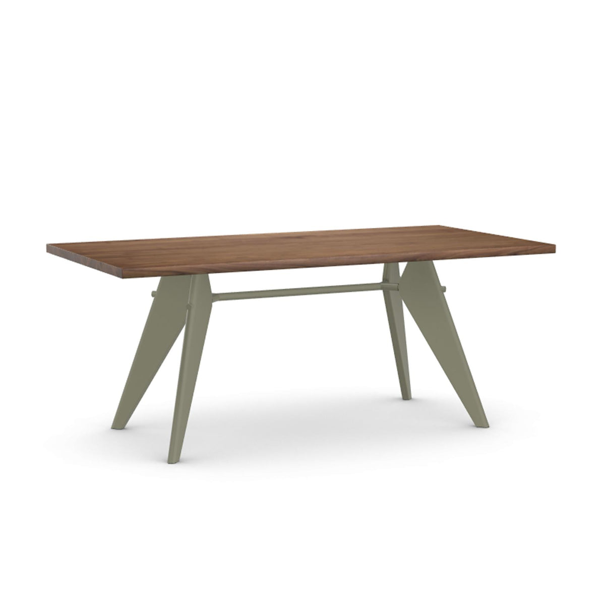 Vitra EM Dining Table with Solid Oak Top