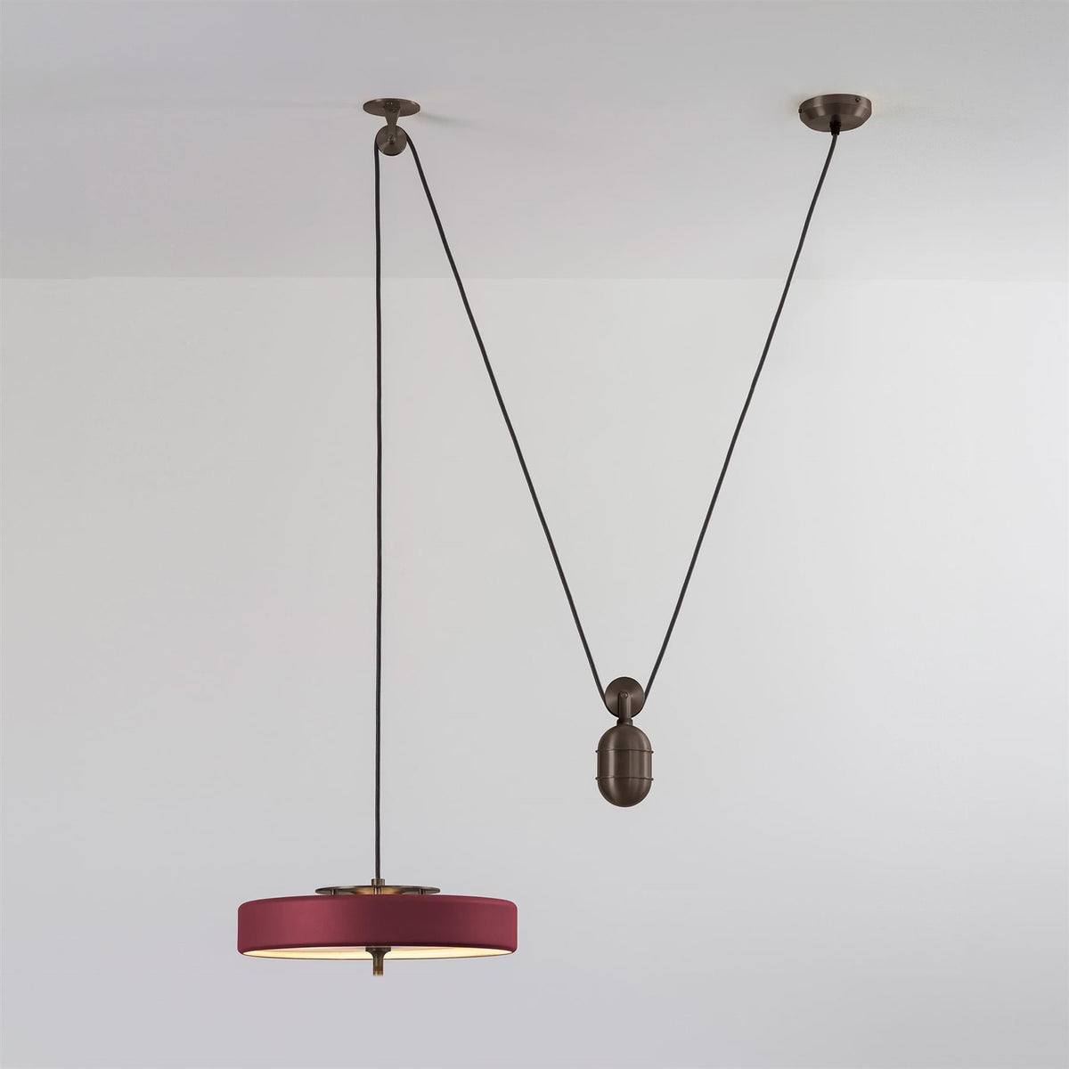Bert Frank Revolve Rise And Fall Pendant Light