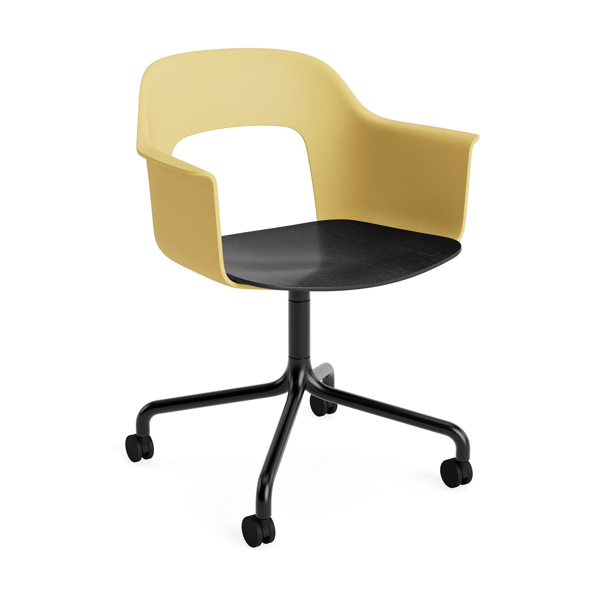 HAY Layout Armchair 262 with 4 Star Swivel Wheel Base