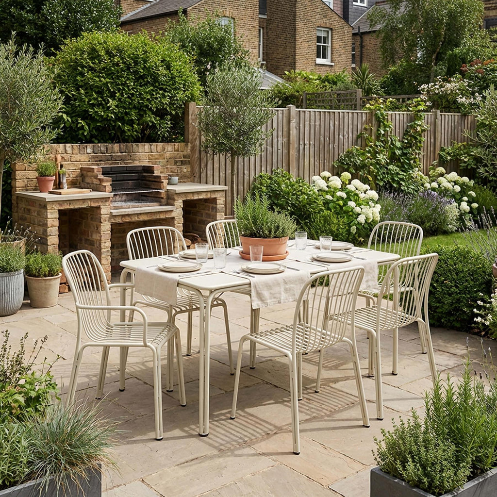 &Tradition Thorvald Garden Dining Set - Large - Curated by Holloways of Ludlow