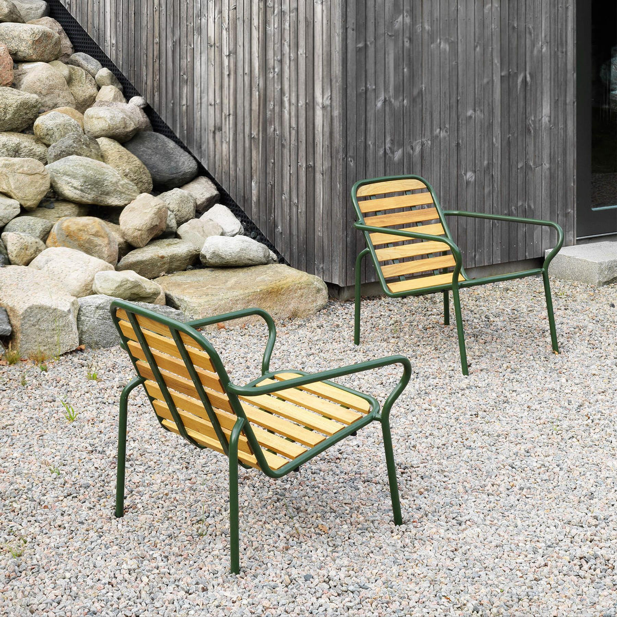 Normann Copenhagen Vig Robina Wood Garden Lounge Chair