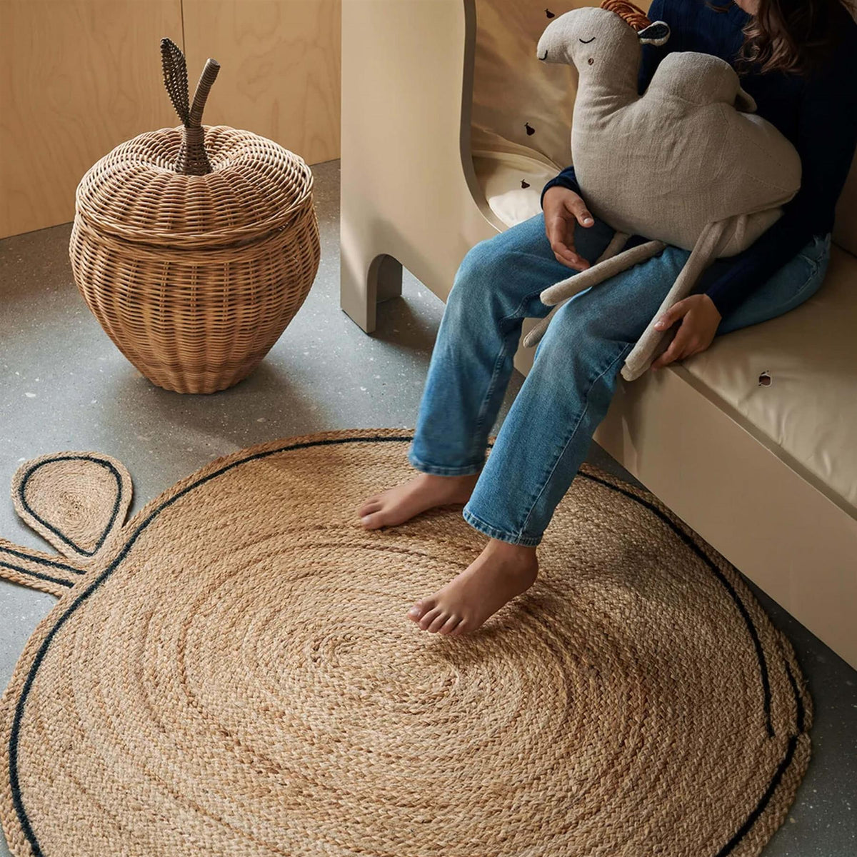 Ferm Living Small & Large Apple Braided Storage Gift Set
