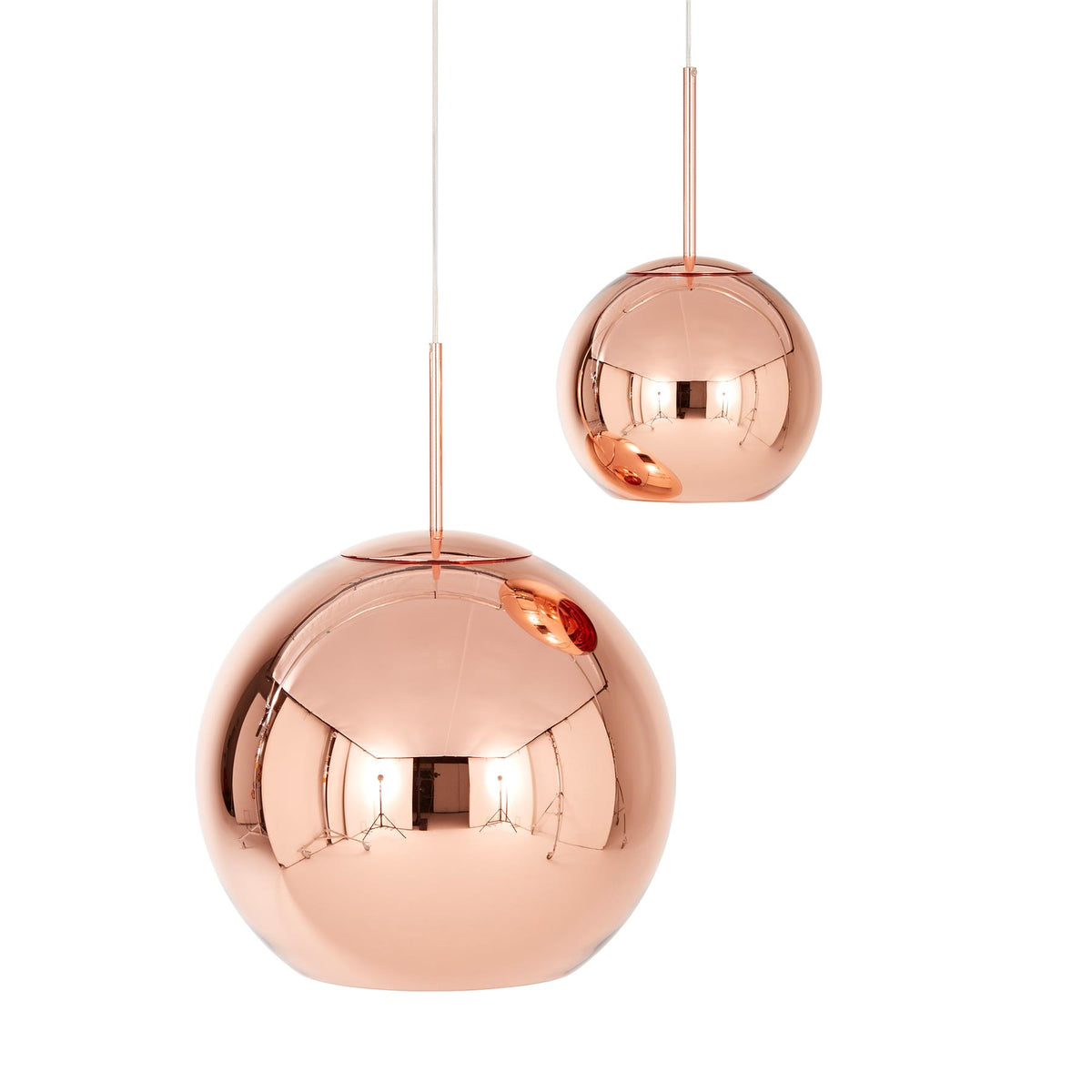 Tom Dixon Copper Round Pendant Light