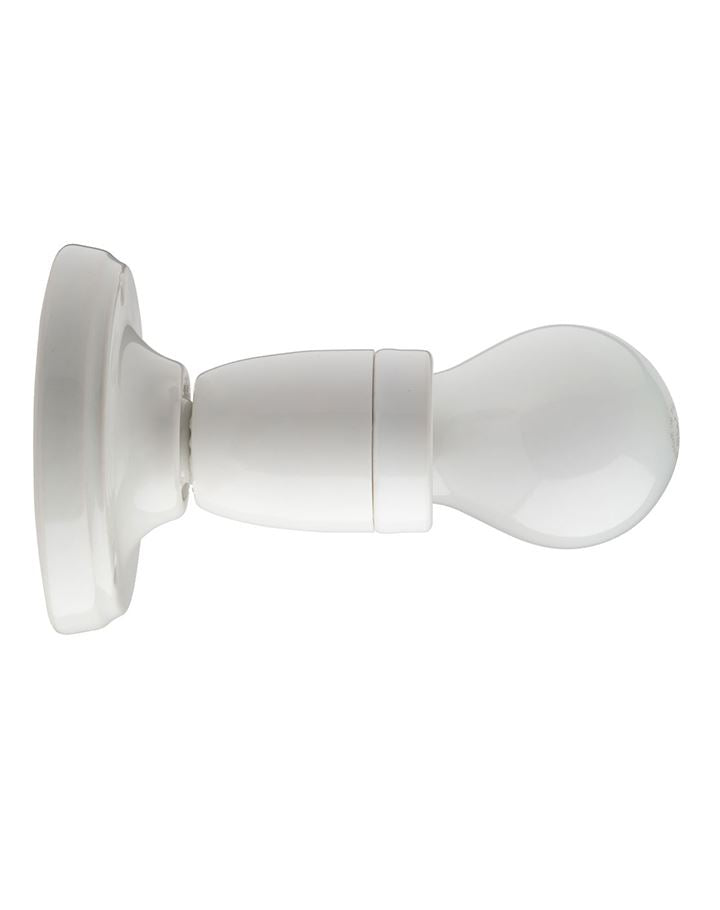 Old School Electric Pure Porcelain Flush Lamp