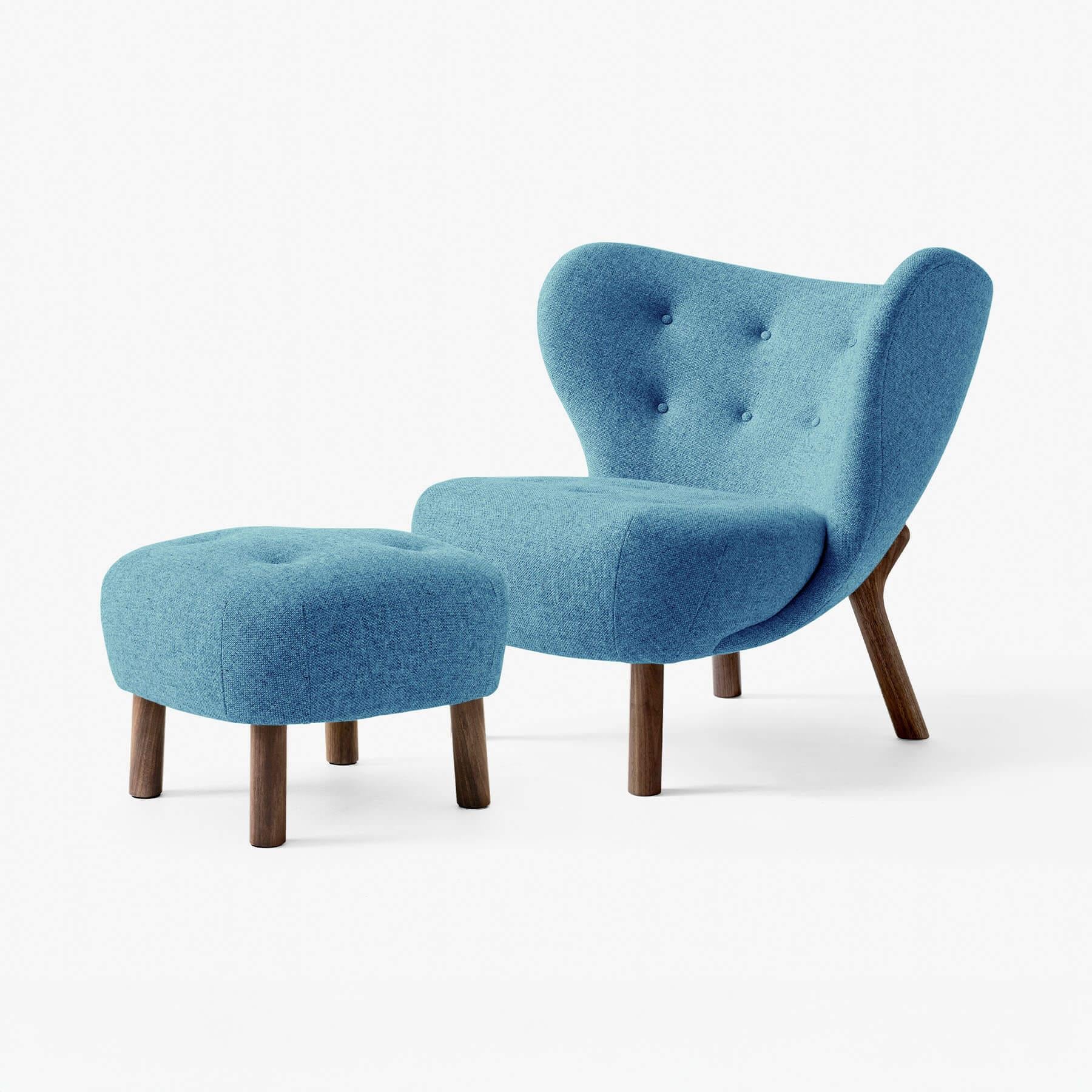 &Tradition VB1 Little Petra Chair with Footstool