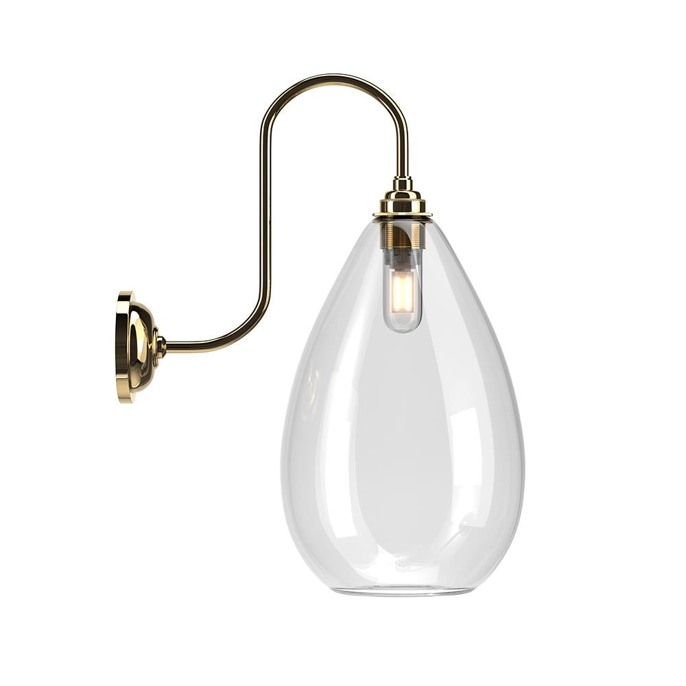 Fritz Fryer Wellington Swan Neck Bathroom Wall Light