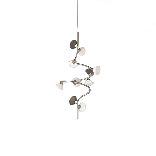 Outlet TOOY Linfa Pendant Light - Titanium, Medium