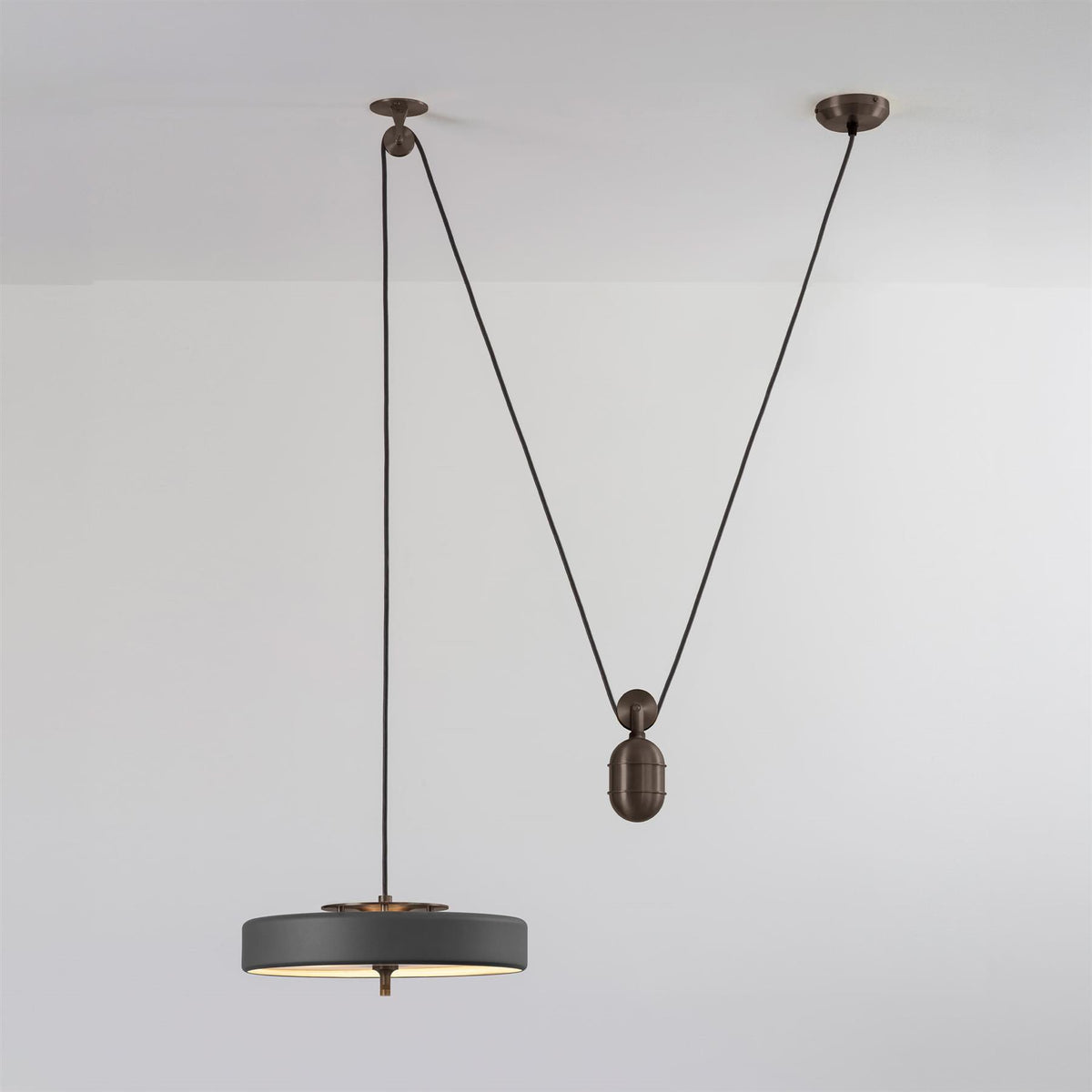 Bert Frank Revolve Rise And Fall Pendant Light