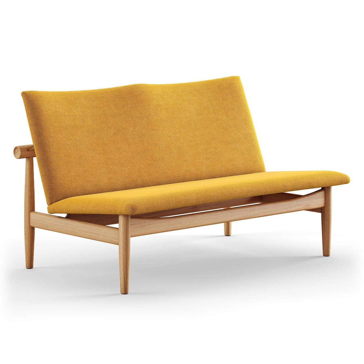 Finn Juhl The Japan 2 Seater Sofa in Dark Oiled Oak