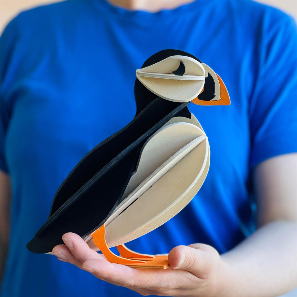 Lovi Wooden Puffin Decoration