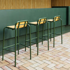 Normann Copenhagen Vig Robina Wood Barstool