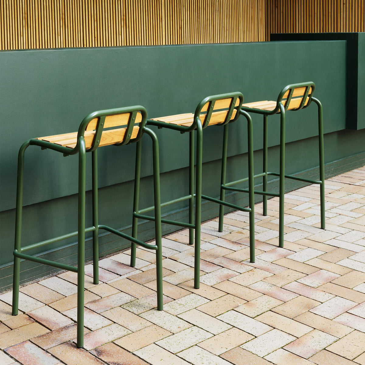 Normann Copenhagen Vig Robina Wood Barstool
