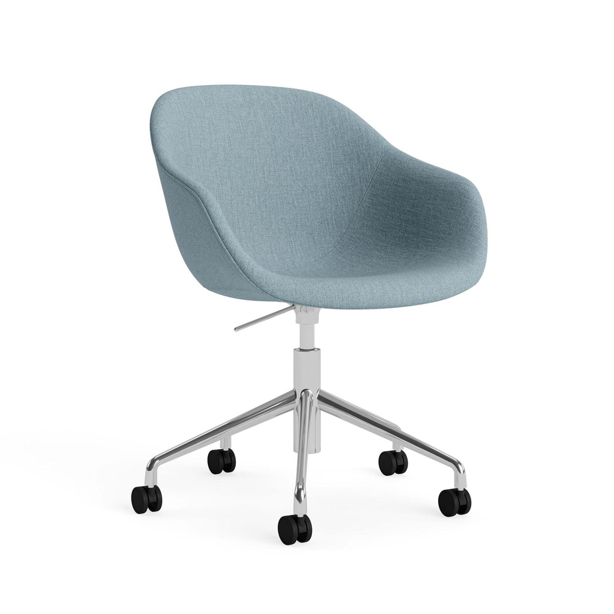 HAY AAC 253 Chair, Upholstered - 5 Star Swivel Base, Gas Lift and Wheels