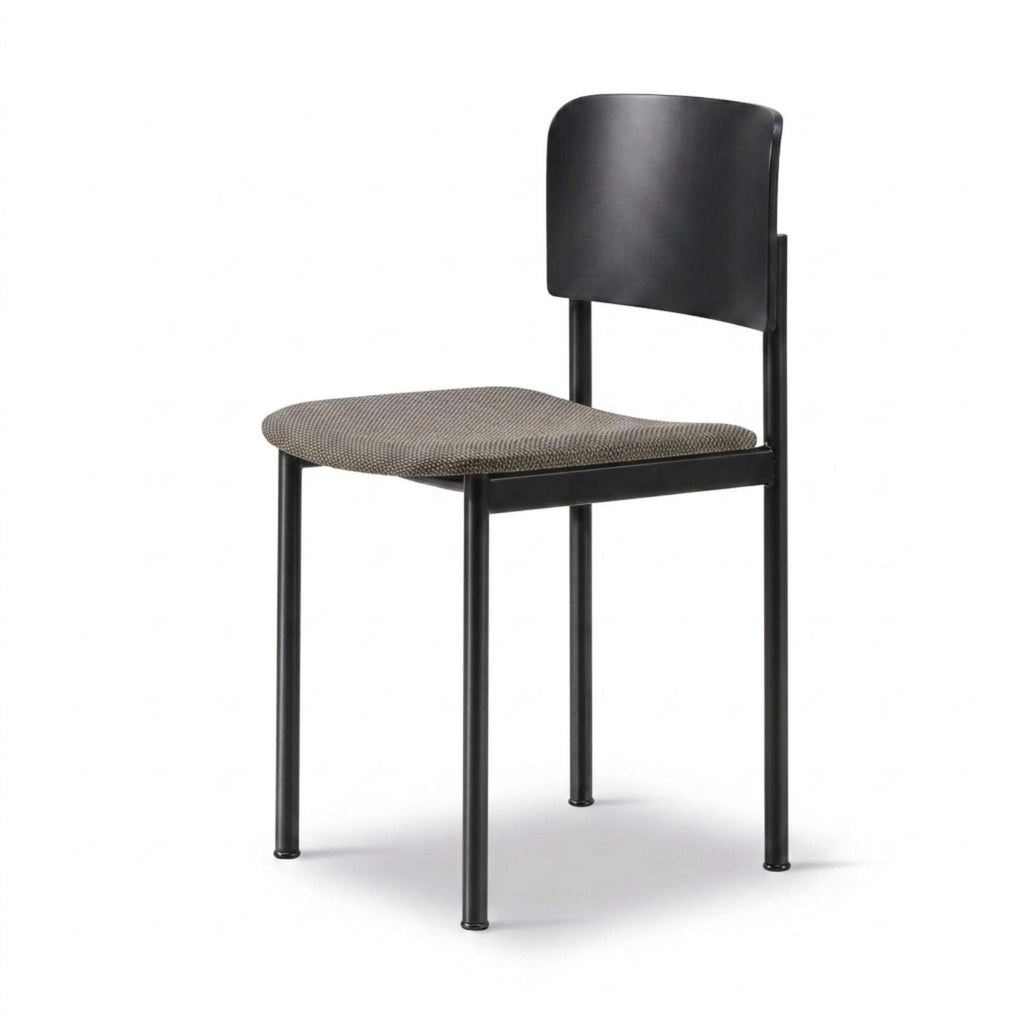 Fredericia Plan Dining Chair with Upholstered Seat
