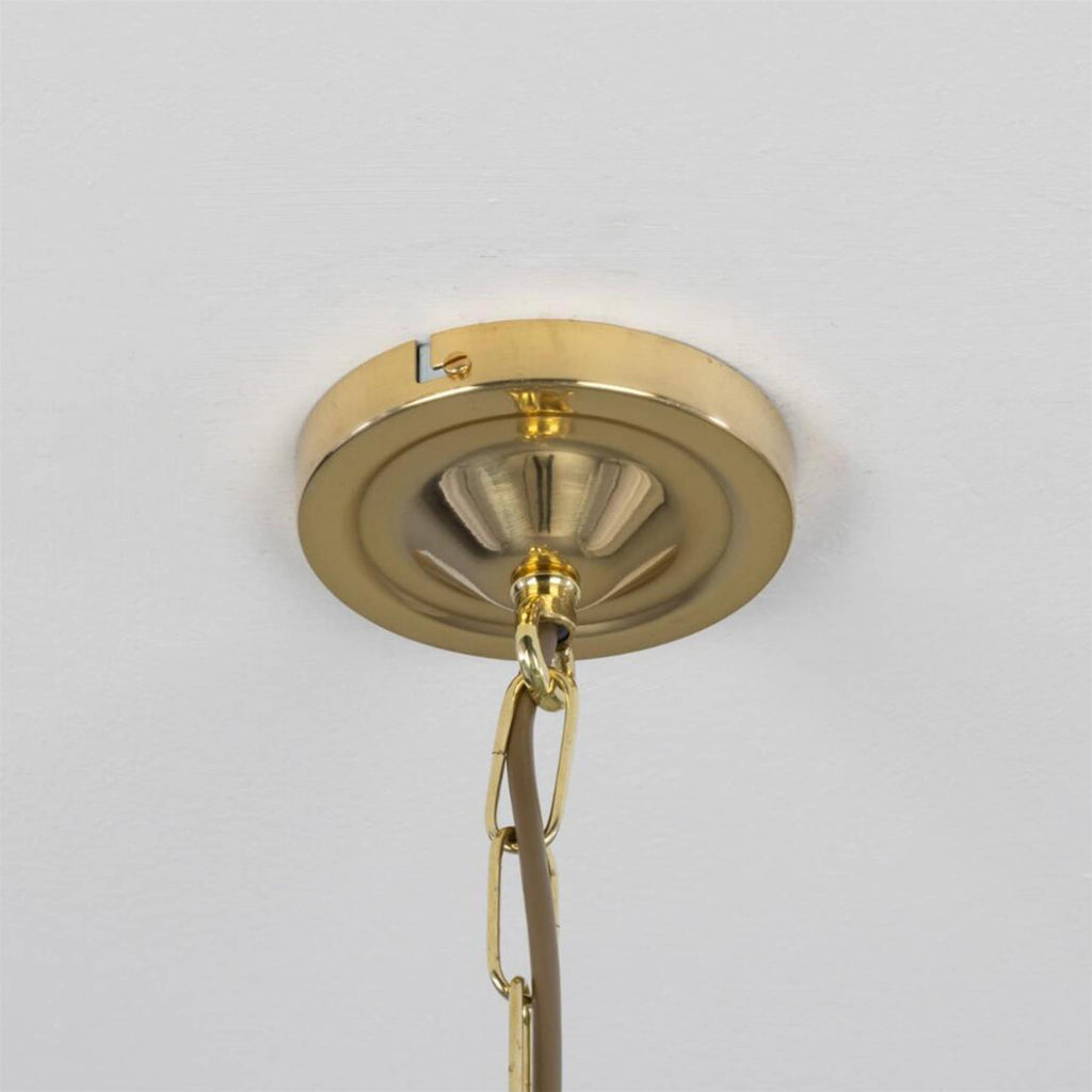 Mullan Lighting London Prismatic Railway Glass Pendant Light