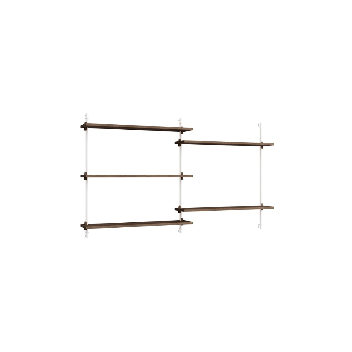MOEBE Wall Shelving Set Double