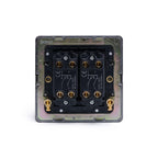 Soho Lighting Eton Collection Bronze 20A 2 Gang Intermediate Toggle Switch