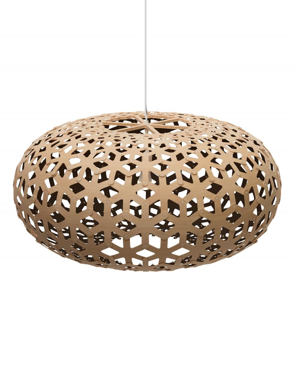 David Trubridge Snowflake Pendant Light Coloured - 1 Side