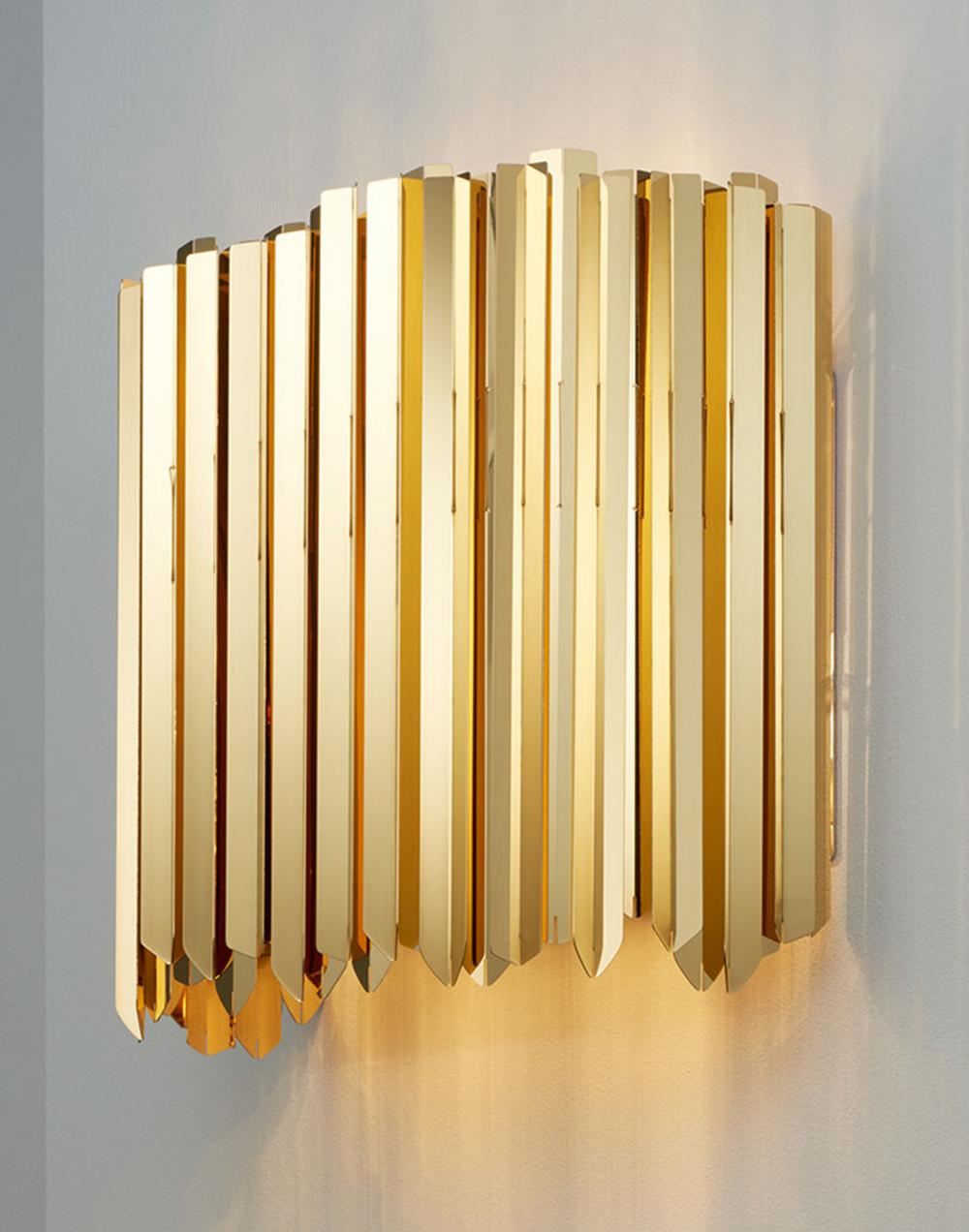 Tom Kirk Lighting Facet Wall Light