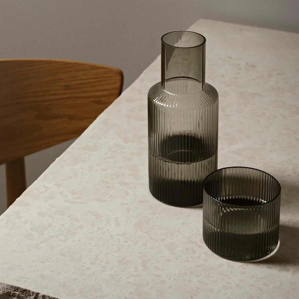 Ferm Living Small Ripple Carafe Set