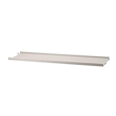 String Furniture String Metal Shelf with Low Edge