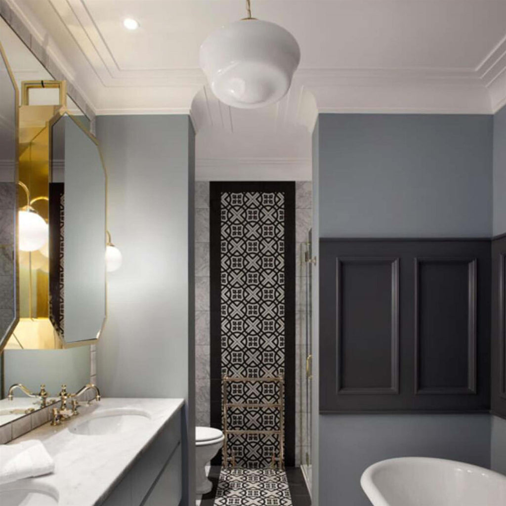 Mullan Lighting Anath Schoolhouse Bathroom Pendant Light