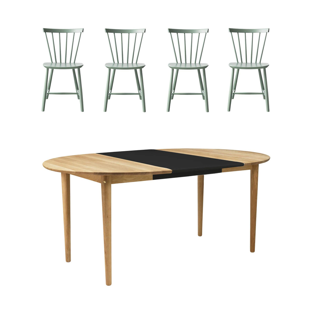 FDB Mobler Kitchen Dining Table Set