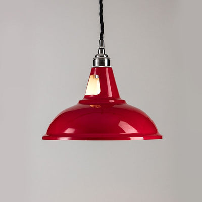 Old School Electric Factory Pendant Light