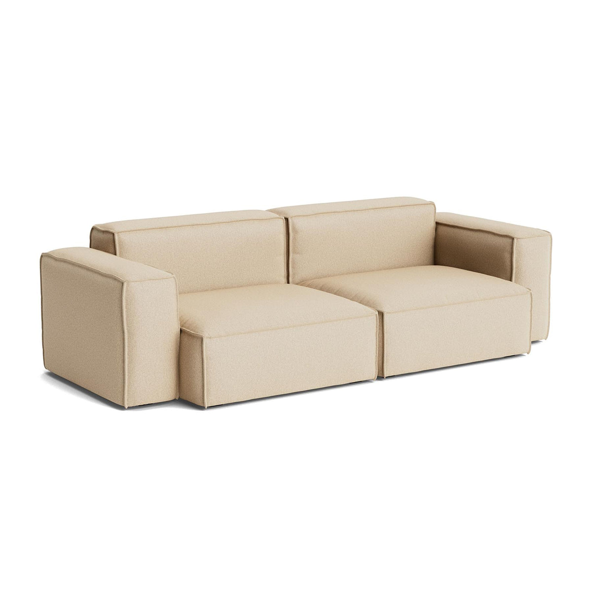 HAY Mags Soft 2+ Seater Sofa Low Armrest with Removable Cover Combination 1