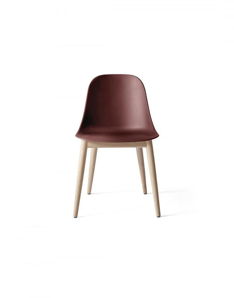 Outlet Audo Copenhagen Harbour Dining Side Chair - Un-upholstered - Natural Oak / Burned Red