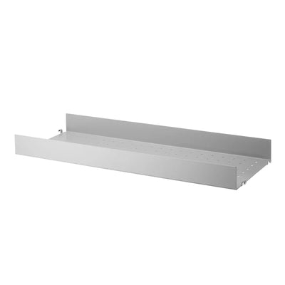 String Furniture String Metal Shelf with High Edge