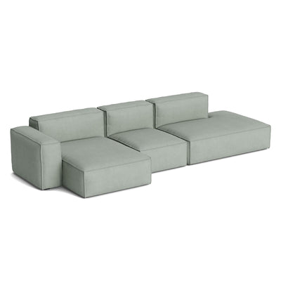 HAY Mags Soft 3+ Seater Sofa Low Armrest with Removable Cover Combination 4 Left