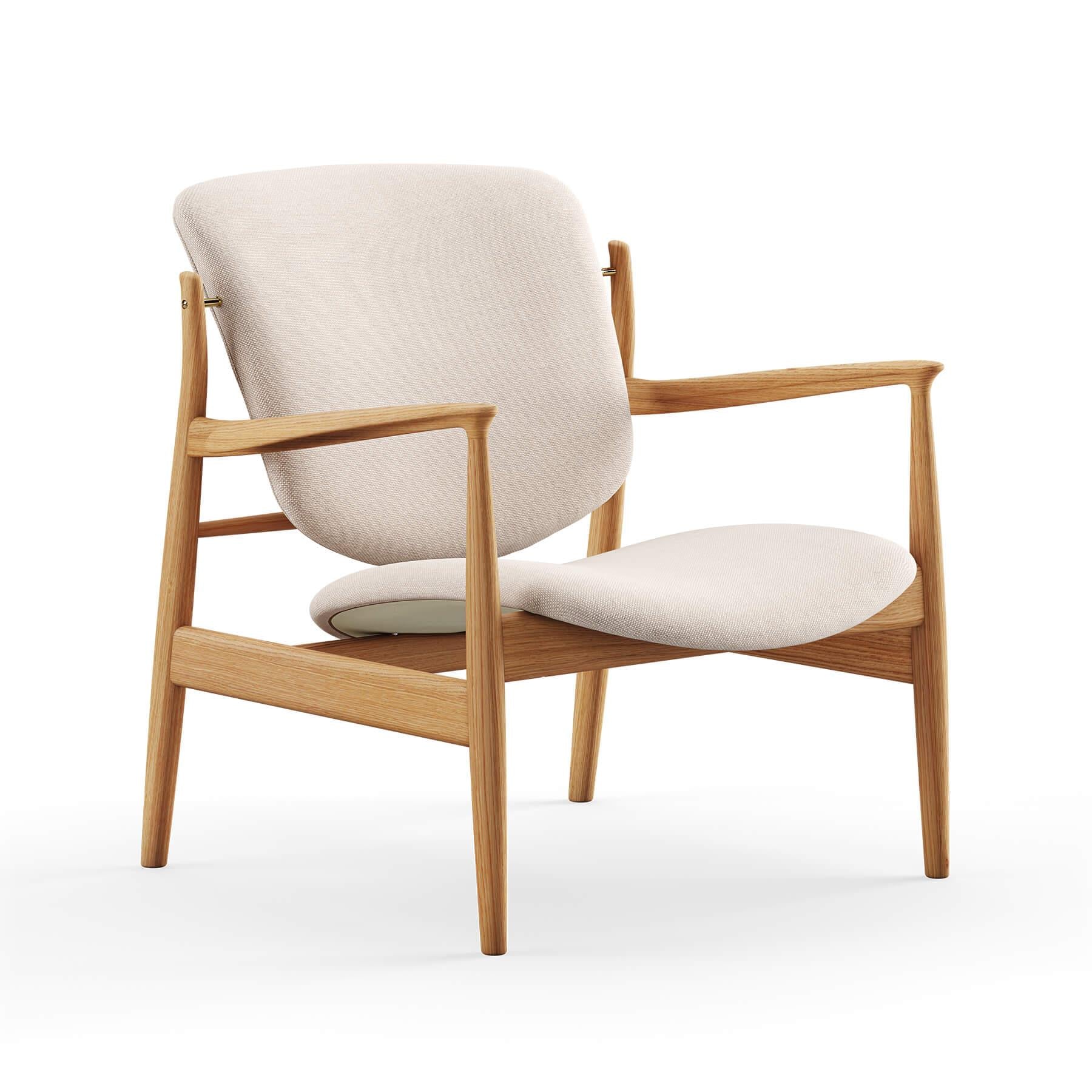 Finn Juhl The France Chair in Dark Oiled Oak