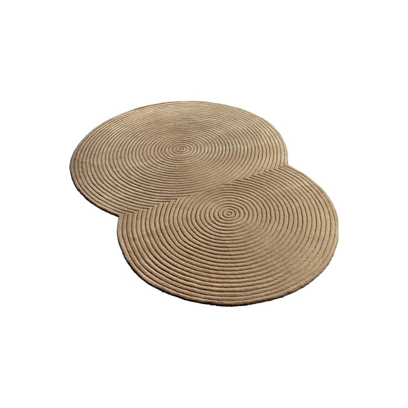 Outlet Bolia Zen Rug Rounded - Small, Dark Beige