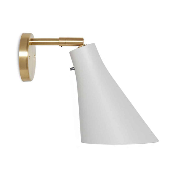 Ex-Display Rubn Miller Wall Light - Silk Grey / Brass