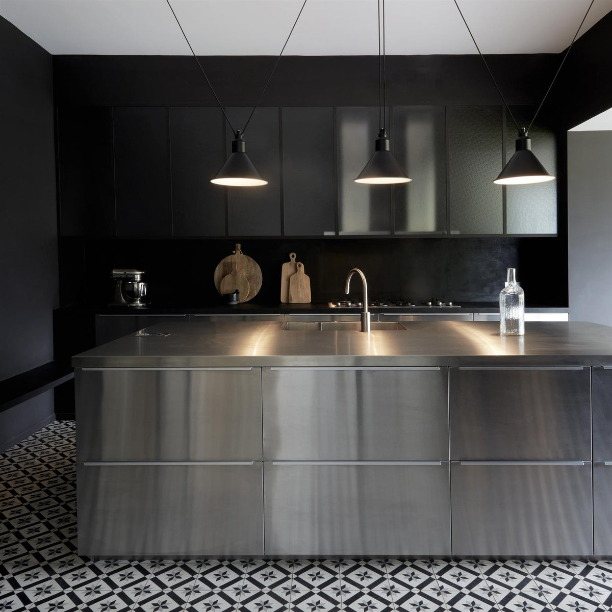 DCW Editions Les Acrobates De Gras Pendant 322 with Conical Shade