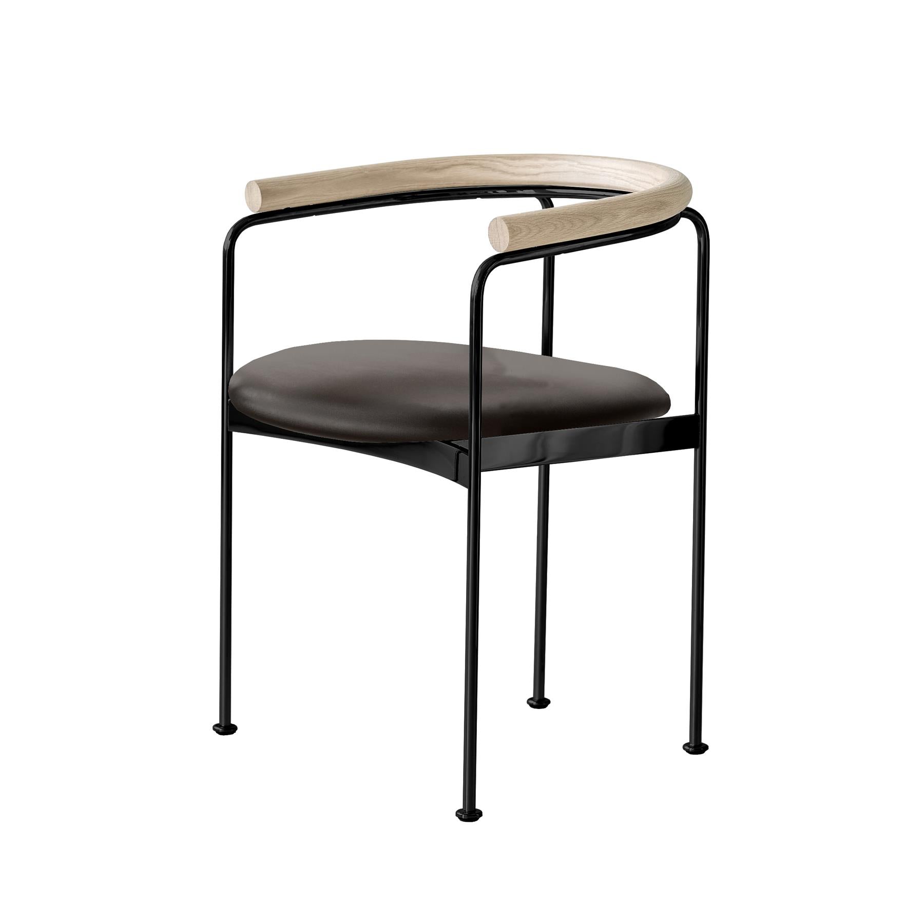 DK3 Baia Chair with Wooden Back