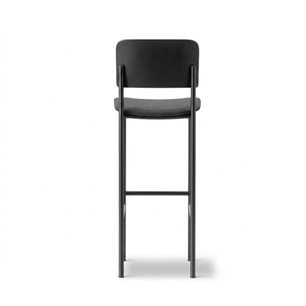 Fredericia Plan Bar Stool with Upholstered Seat