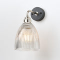 Old School Electric Elongated Prismatic Wall Light : Right Angled