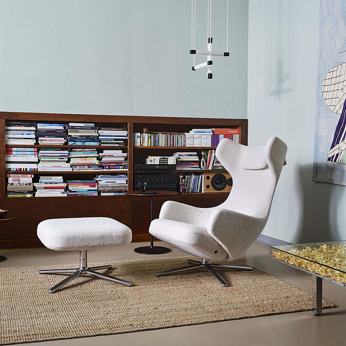 Vitra Grand Repos Lounge Chair with Ottoman