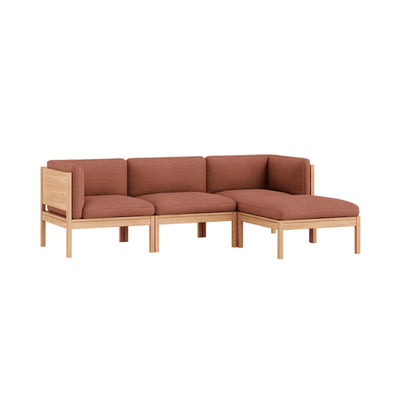MOEBE Modular 3 Seater Sofa Set with Chaise