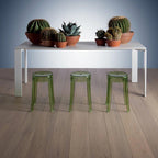 Kartell Charles Ghost Garden Stool