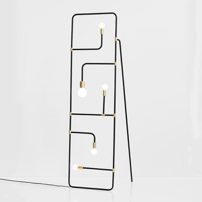 Outlet Beaubien light - Black & Brass, Floor