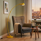 Jielde Signal Curved Floor Lamp - Gloss