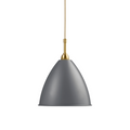 Ex-Display GUBI Bestlite BL9 Pendant Light : Medium - Brass, Grey