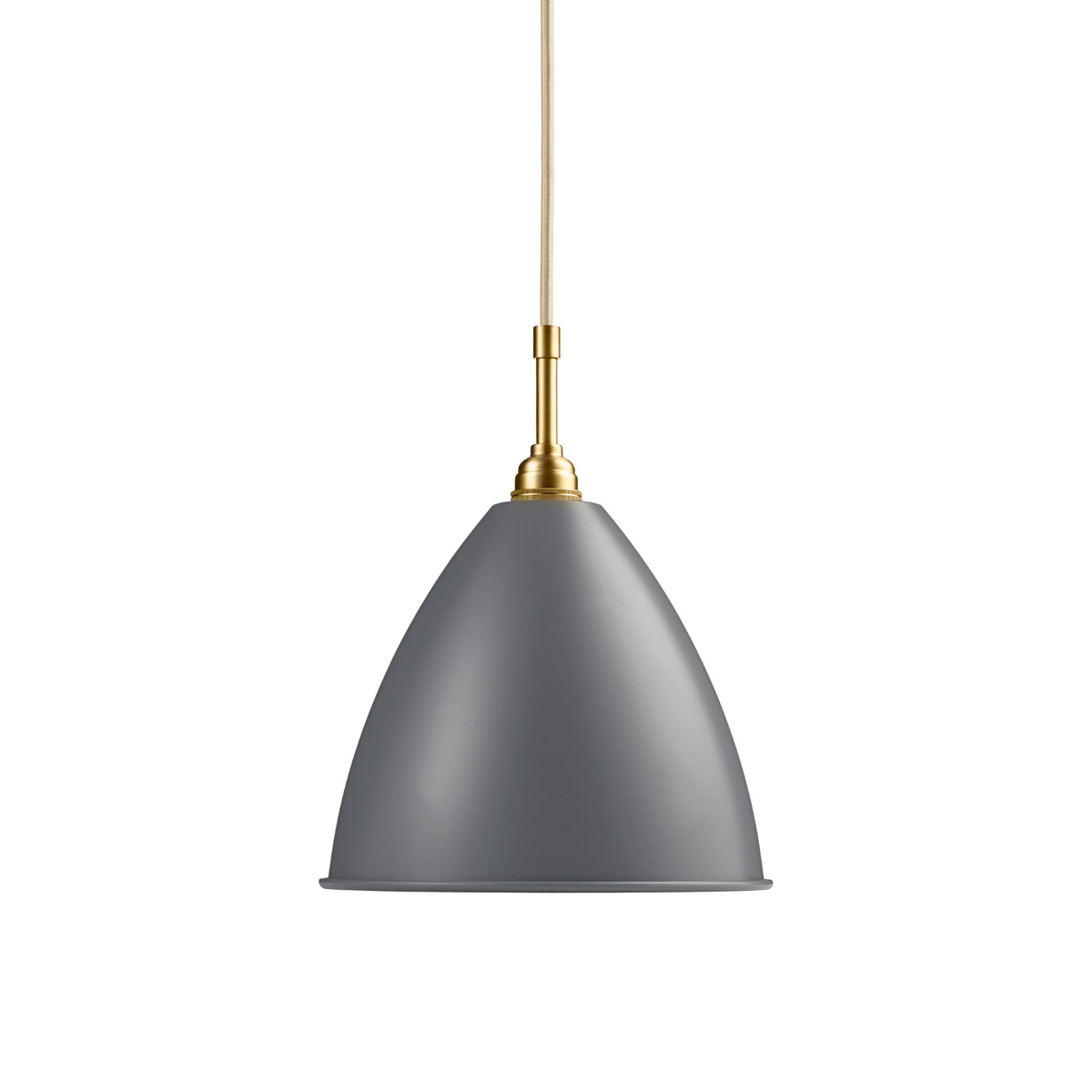 Ex-Display GUBI Bestlite BL9 Pendant Light : Medium - Brass, Grey