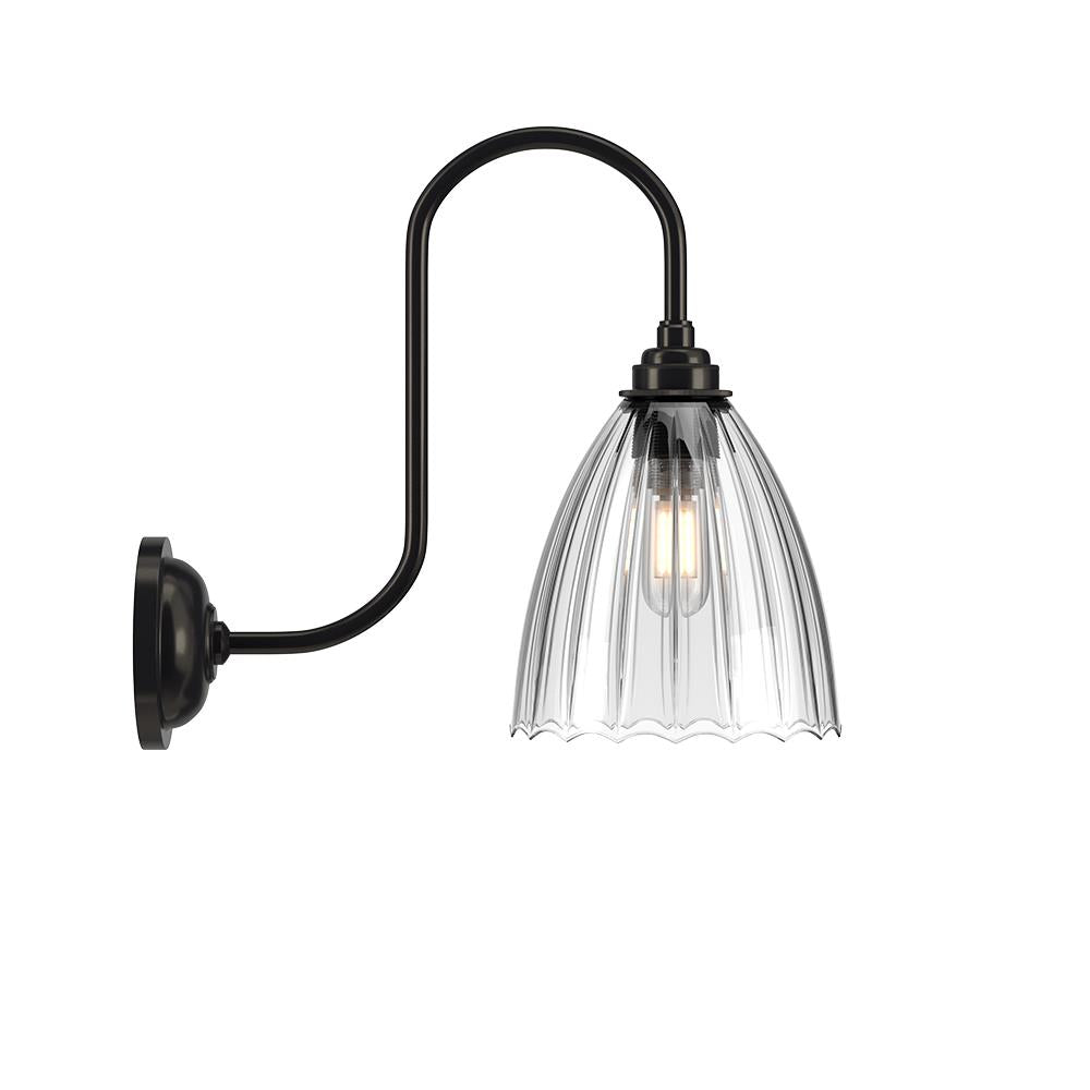 Fritz Fryer Ledbury Swan Neck Bathroom Wall Light